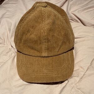 Women's Brown Corduroy Hat